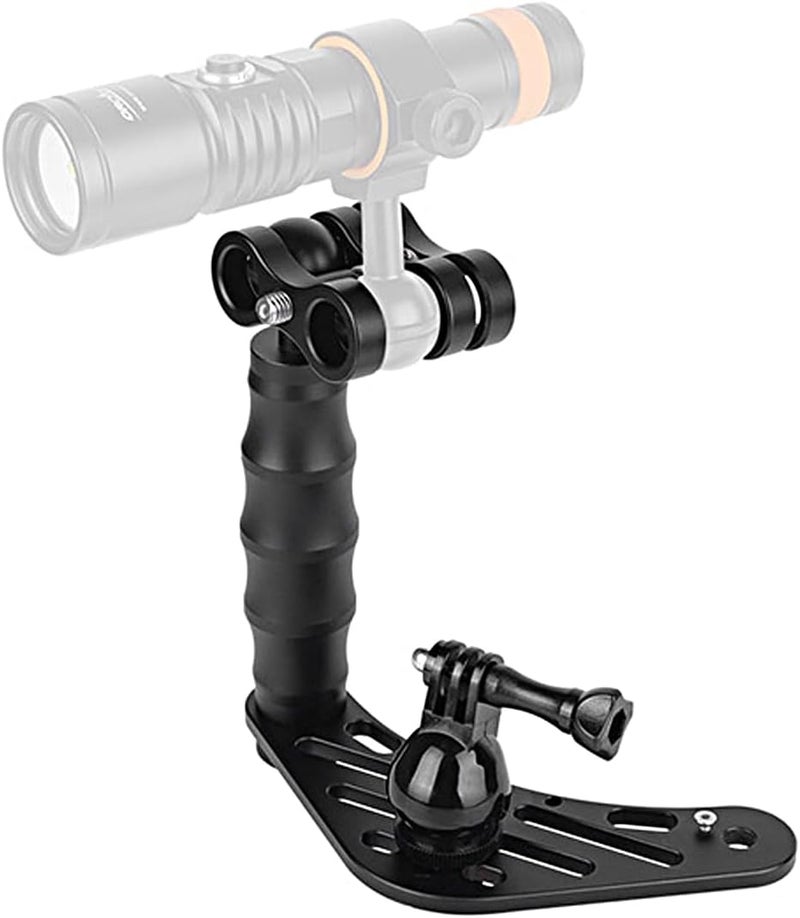 ORCATORCH H02 Underwater Camera Tray Kit for gopro, Universal Waterproof Camera housing Handheld Grip Video Stabilizer Holder, for Underwater Photography - Image 1